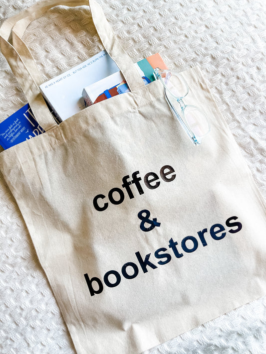 Coffee & Bookstores Tote Bag